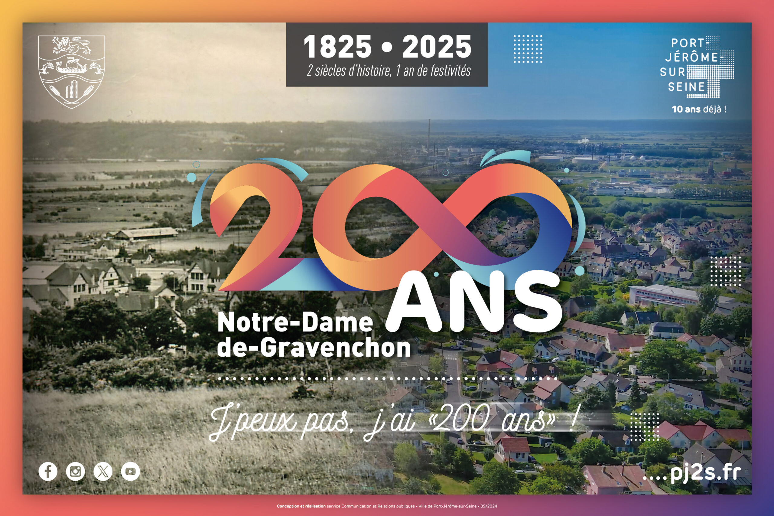1825-2025, 2 siècles d'histoire, 1 an de festivités