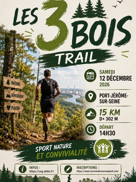 12/12 • Trail « les 3 bois »